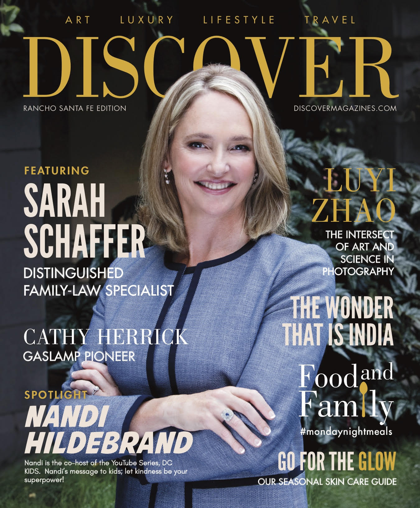 Sarah T. Schaffer Recognized in San Diego Discovery Magazine